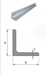L-Type Angle Steel Cross Section